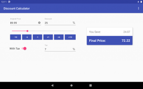 Discount Calculator screenshot 1