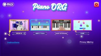 Piano ORG : Play Real Keyboard screenshot 3