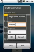 Brightness Profiles screenshot 1