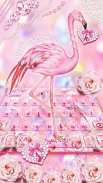 Pink Diamond Flamingo Keyboard screenshot 1