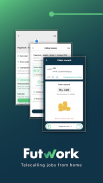 Futwork - Work from home jobs screenshot 1