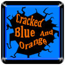 Cracked Blue and Orange Icon Pack Free