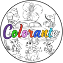 Ausmalbuch - Coloring für Kinder - Malbuch Icon