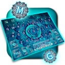 Blue Galaxy Mandala Keyboard T