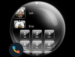 Gloss Black Phone Dialer Theme screenshot 4