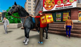 Mounted Horse Riding Pizza screenshot 7