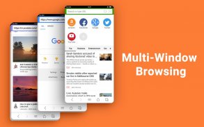 Browser Web: veloce, privato e notizie screenshot 0