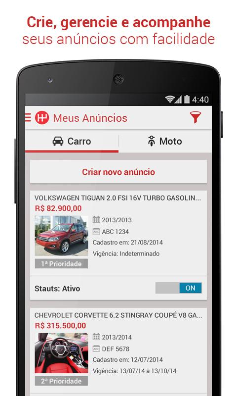 Webmotors: comprar carros – Apps no Google Play