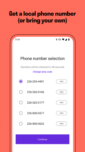 TextNow - Free US Phone Number screenshot 1