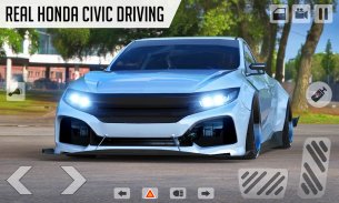 hanyut dan memandu simulator: Honda Civic screenshot 0