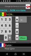 Calculatrice et Convertisseur  €uro/FrancCFA screenshot 1