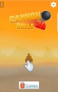 Cannon Balls 3D screenshot 1