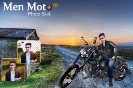 Men Moto Photo Suit screenshot 1