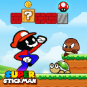Red Super Stickman Go Icon