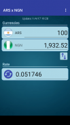 Arg. Peso x Nigerian Naira screenshot 2