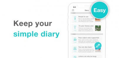 Simple Diary - journal w/ lock