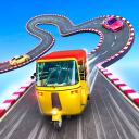 Rickshaw Stunt Racing - Impossible Tracks