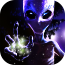 Alien in Photo Icon