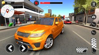 Prado Taxi Driver 3D : City Stations screenshot 0