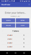 Word Finder screenshot 1