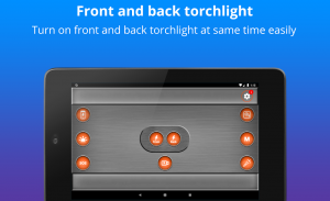 Bright Front & back flashlight screenshot 10