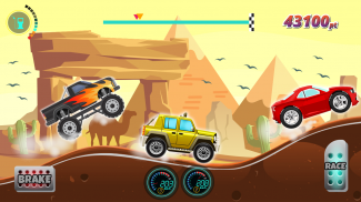 Jeux de course de colline de voitures d'enfants screenshot 11