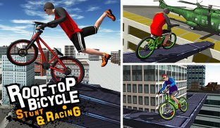 Rooftop Bicycle Stunt & Racing screenshot 4