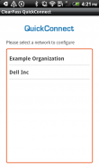 Dell ClearPass QuickConnect screenshot 1