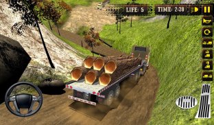 Up Hill Truck Driving Mania 3D screenshot 2