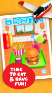 เด็กทำเบอร์เกอร์ –เกมส์ทำอาหาร screenshot 1
