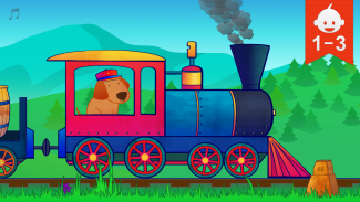 Animal Train for Toddlers screenshot 0