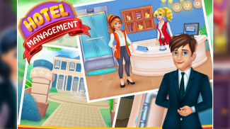 Hotel & resort management game for girl with level screenshot 1