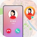Mobile number locator, Maps Icon