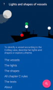 COLREGs - Lights and shapes of vessels screenshot 1