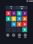 Slide To Six - Endless 2048 & Merged Number Puzzle screenshot 3