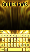 Golden Rays Animated Keyboard screenshot 1