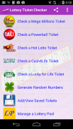 Lottery Ticket Checker (Scanner) screenshot 2