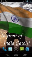 3D India Flag Live Wallpaper screenshot 3