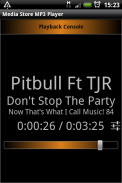 Media Store MP3 Player screenshot 1