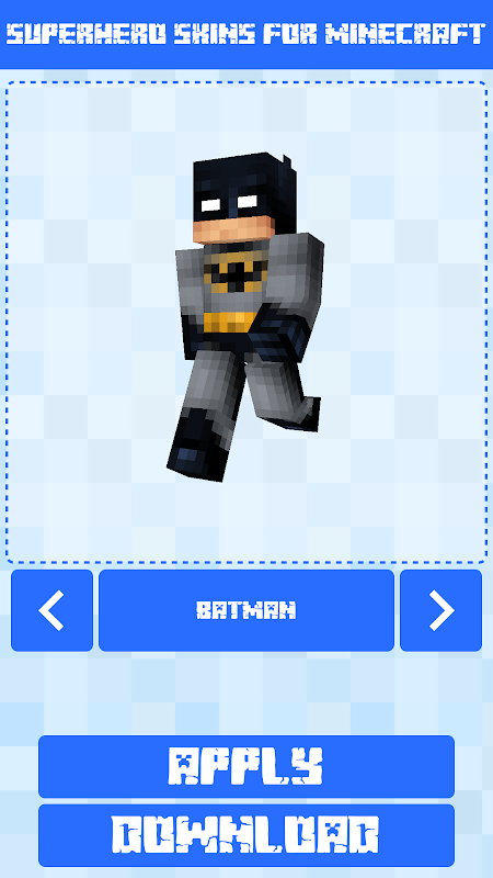 Super Hero Skins for Minecraft PE - Pocket Edition by Tosak Promjanthuek