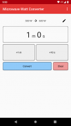 Microwave Watt Converter screenshot 0
