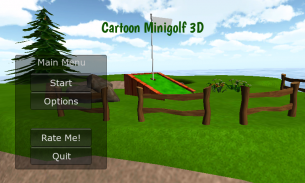 कार्टून मिनी गोल्फ खेल 3 डी screenshot 4