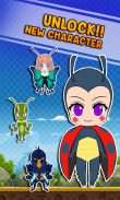 Tap The Insect Heroes Jumping Game & Running Adventure Map screenshot 2