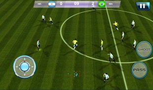 كرة القدم لعبة: كأس العالم لكرة القدم الحقيقي 2018 screenshot 1