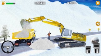 Snow Blower Excavator Simulator Driver screenshot 1