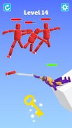 Ragdoll Ninja—permainan perang screenshot 3