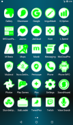 Inverted White and Green Icon Pack Free screenshot 3