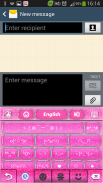 Pink Glitter Keyboard screenshot 4