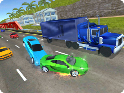 High Speed Traffic Car Driving Road Race Simulator screenshot 14