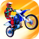 Happy Bike Stunt on Wheels Icon